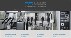 Desktop Screenshot of glovebox-systems.com